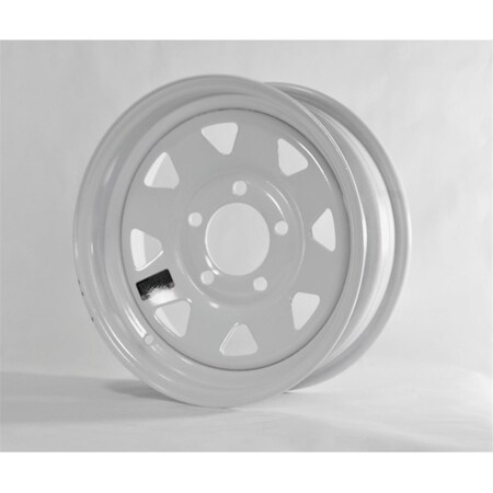 Americana 15 x 5 Spoke Style 5 Lug on 4.5 in., White AMW-20421